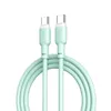 XO NB208B 1м USB-C на USB-C Зарядное устройство D60W, Зеленый Photo 2