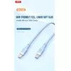 XO NB208B 1м USB-C на USB-C Зарядное устройство D60W, Зеленый Photo 4