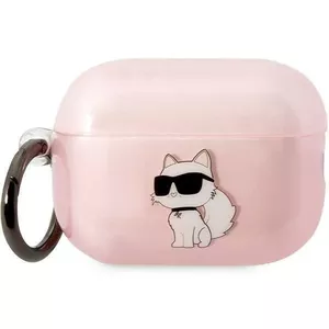 Karl Lagerfeld KLAP2HNCHTCP Чехол для Airpods Pro 2 розовый|розовый Ikonik Choupette