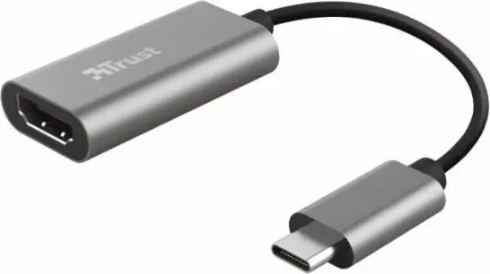 USB grafikas adapteris Trust Dalyx Pelēks