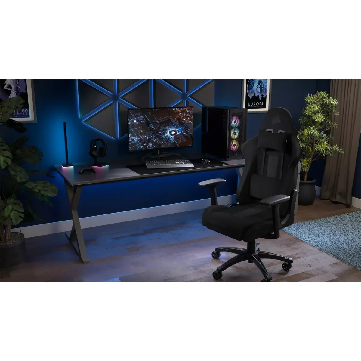 Игровое кресло Corsair TC100 Photo 9