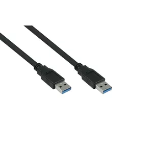 USB cable Alcasa UK30P-AA-010S USB 3.2 Gen 1 1 m Black