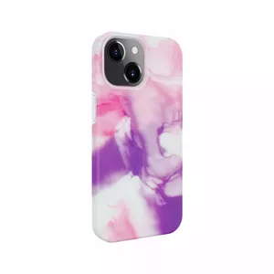 Силиконовый чехол Evelatus для iPhone 14 — с индивидуальным принтом, фиолетовый