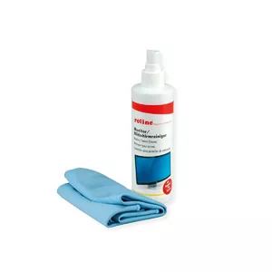 Equipment cleansing spray & dry cloth ROLINE 19.04.4160 250 ml for LCD/LED/Plasma