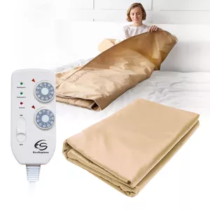 Infrasarkanā spa sega, divu zonu, 9 režīmi, (180x220 cm), EcoSapiens Infrasauna Beige