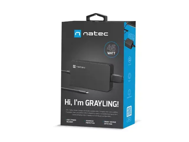 NATEC Grayling USB-C 45W strāvas adapteris Photo 5