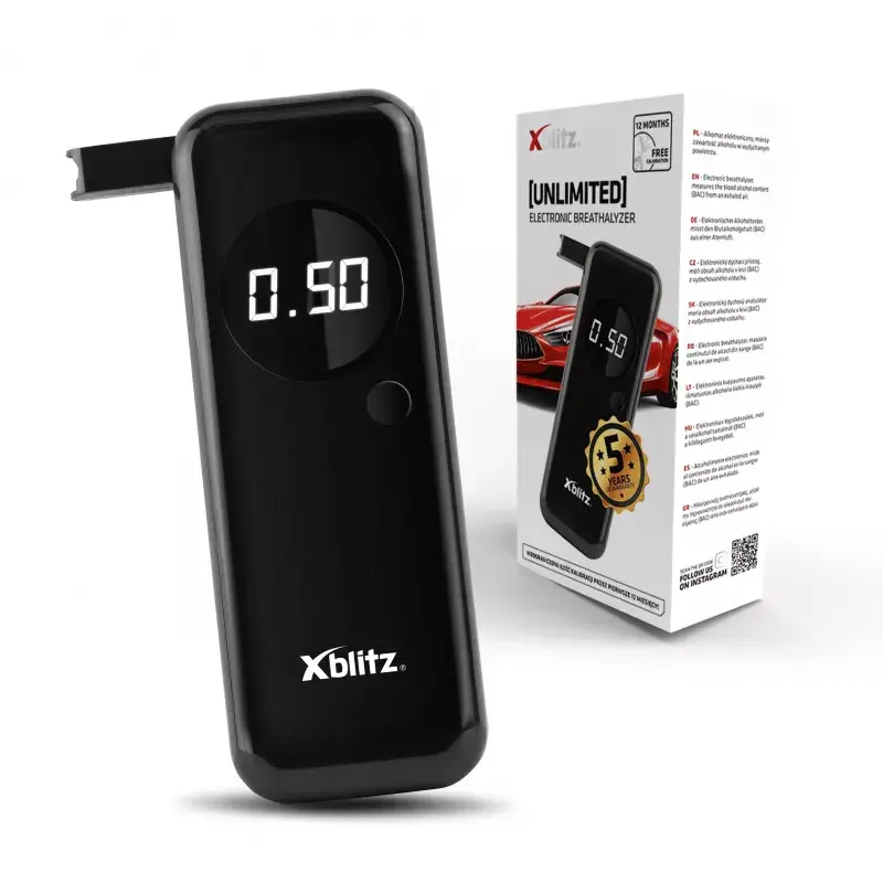Алкотестер Xblitz UNLIMITED 0–2% 0,01% ЖК Photo 4