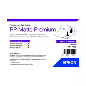 Self-adhesive printer label Epson 7113425 White 10.2 cm x 55 m