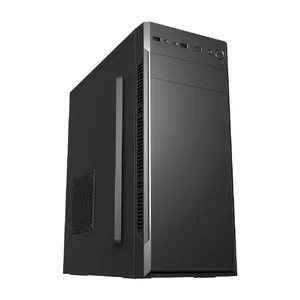 PC Case FSP CMT160 Midi Tower Black — supports ATX/µATX/ITX, 1×3.5" + 2×2.5" bays, 1×5.25", USB 3.2 Gen1 Type-A, 173×370×410 mm