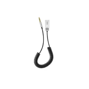 Аудиокабель Baseus CABA01-01 0.5м 3.5мм USB Type-A Черный