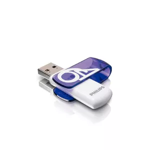Philips FM64FD05B/10 USB zibatmiņa 64 GB USB Type-A 2.0 Melns, Balts