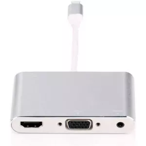 Интерфейсный хаб Microconnect LIGHT-HUB4 Lightning 480 Mbit/s Серебристый