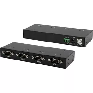 Преобразователь USB 2.0 на 4x RS-232 Exsys EX-13074 металлический корпус