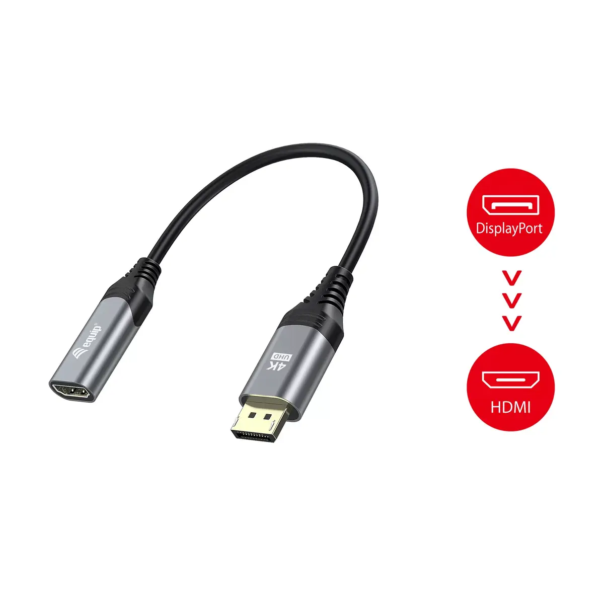 Адаптер DisplayPort на HDMI Equip 4K 60Hz Photo 5