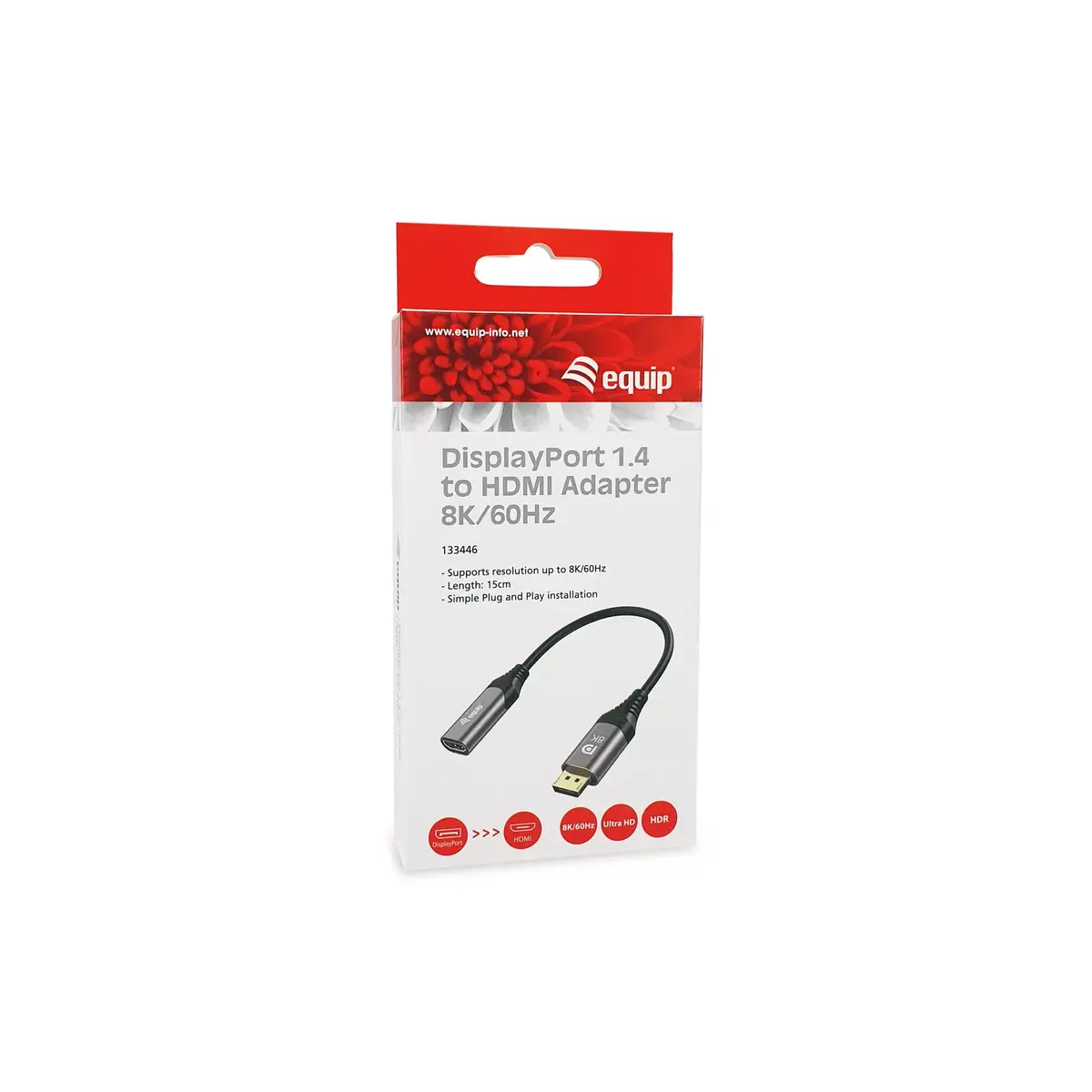 DisplayPort to HDMI Adapter Equip 8K 60Hz Photo 6