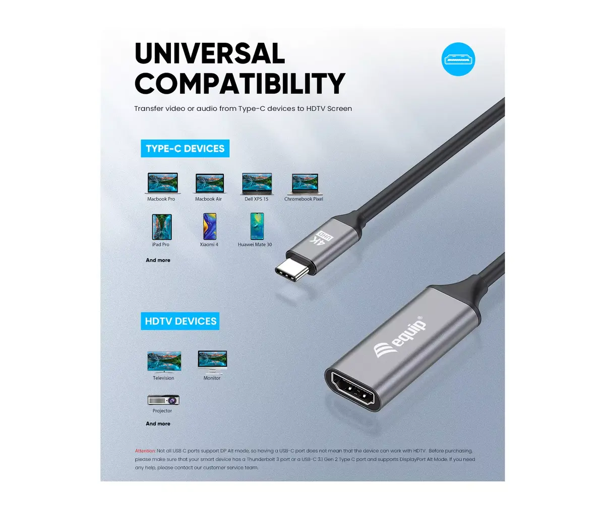 USB-C to HDMI Adapter Equip 133491 Photo 3