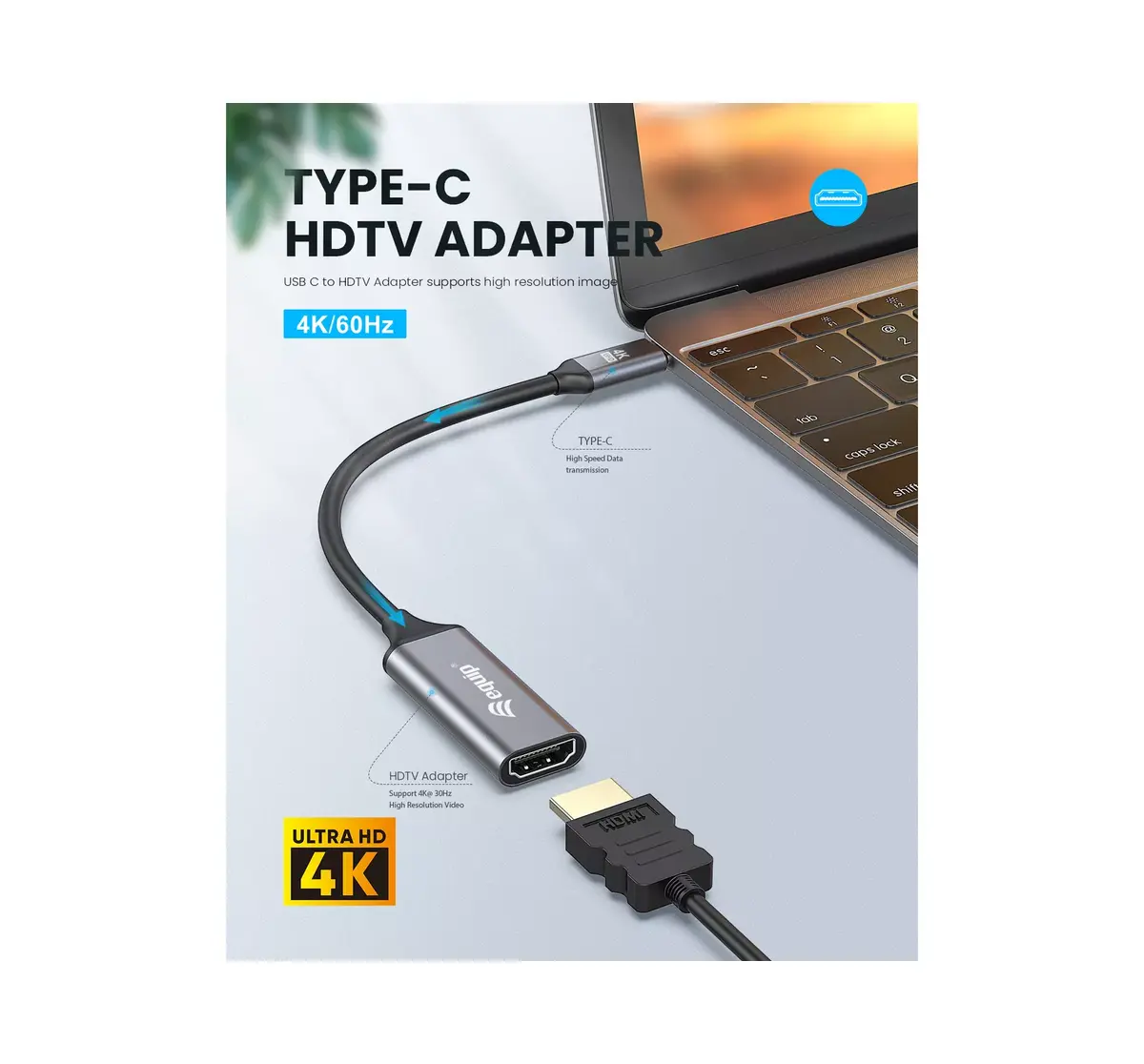 USB-C to HDMI Adapter Equip 133491 Photo 4