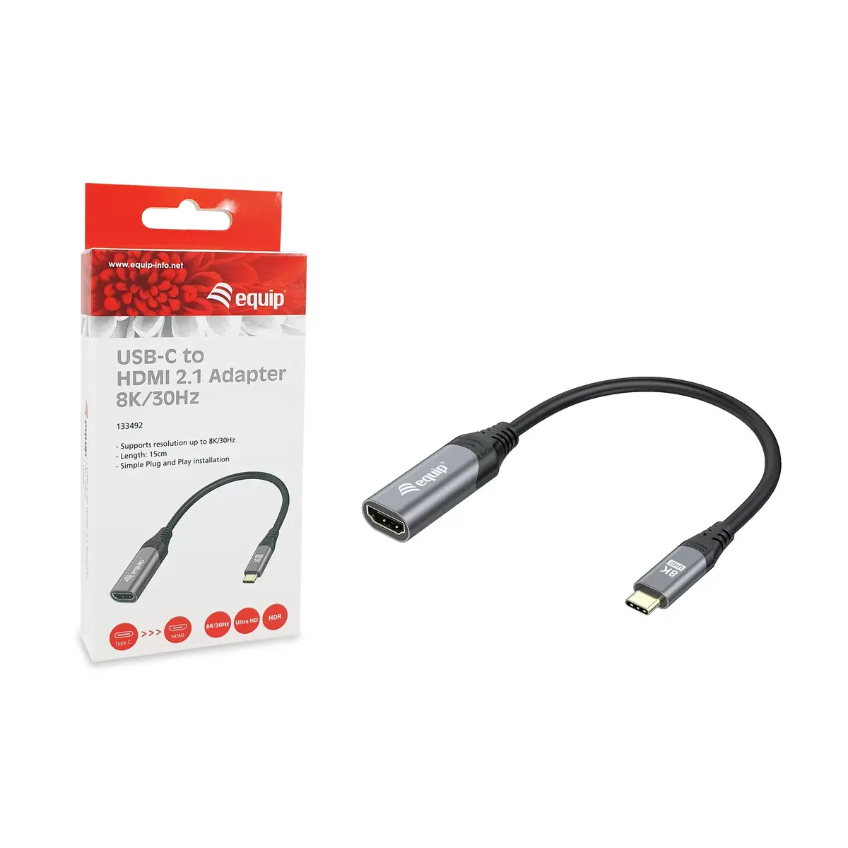 USB-C uz HDMI adapteris Equip 8K 30Hz Photo 6