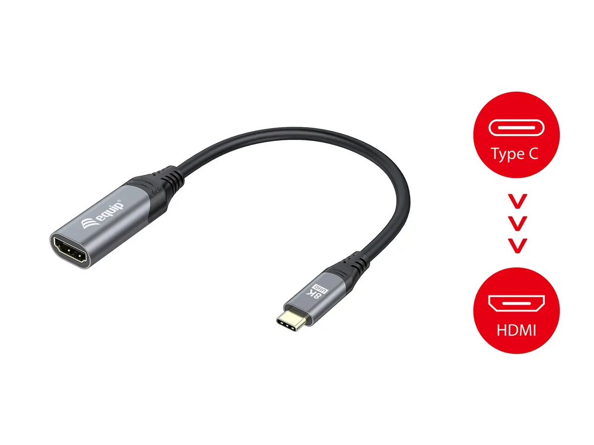 USB-C to HDMI Adapter Equip 8K 30Hz Photo 8