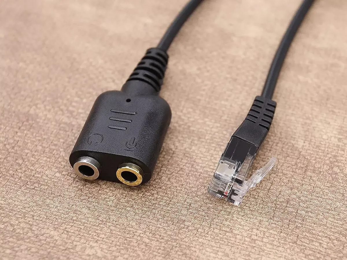 Equip RJ9 to 3.5mm Headset Audio Adapter Photo 7