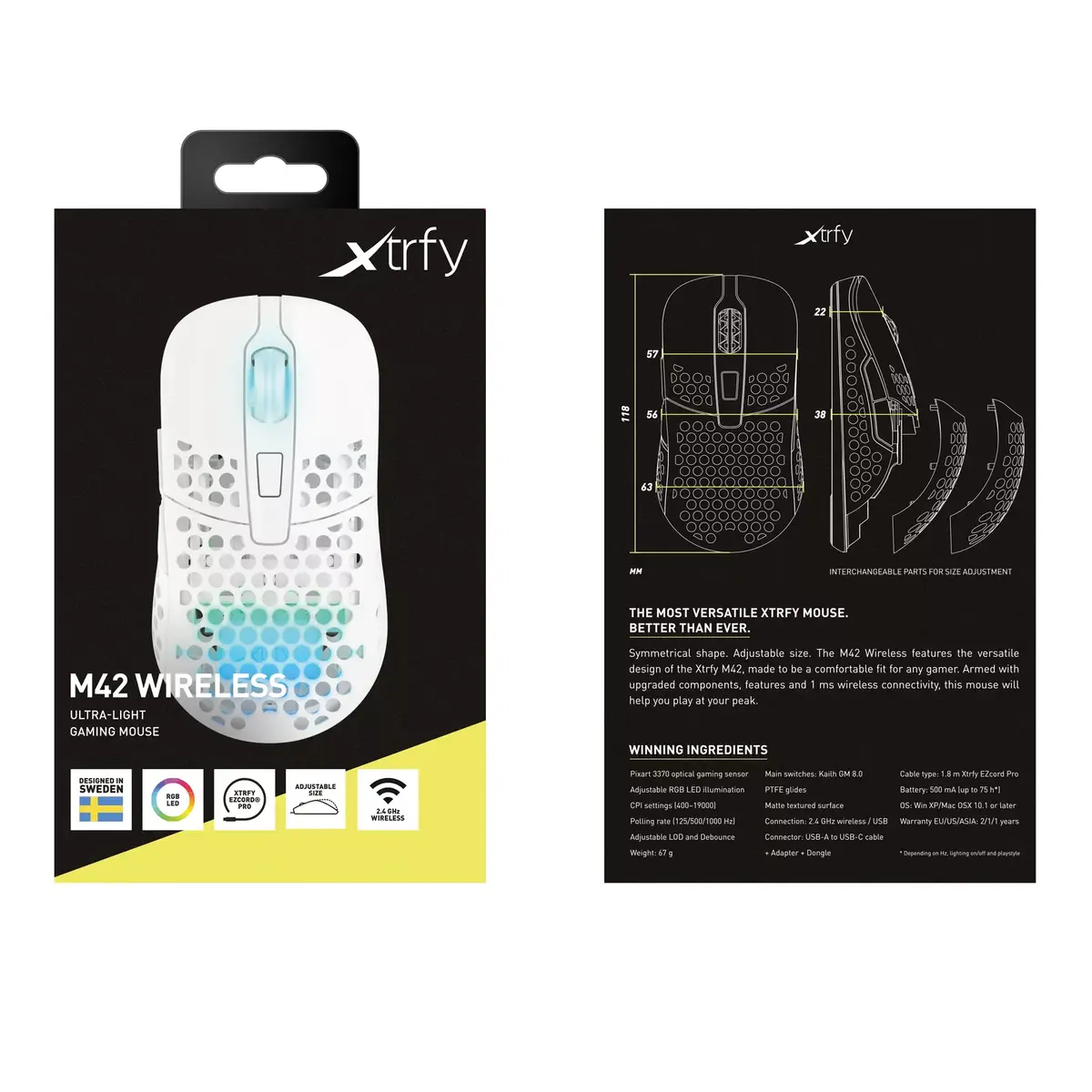 Мышка CHERRY XTRFY M42 RGB Photo 23