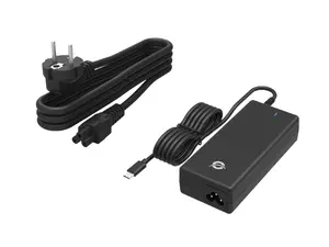 Conceptronic OZUL03BE Galda USB PD Lādētājs 100W GaN Universāls Iekštelpu Melns USB Type-C 1.5 m Kabelis