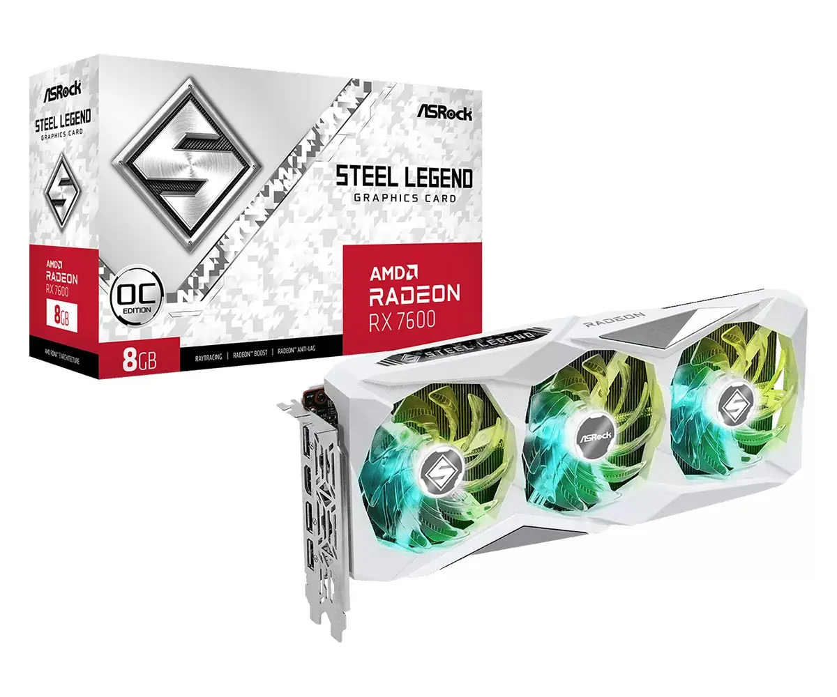 ASRock Radeon RX 7600 8 ГБ GDDR6 видеокарта Photo 6