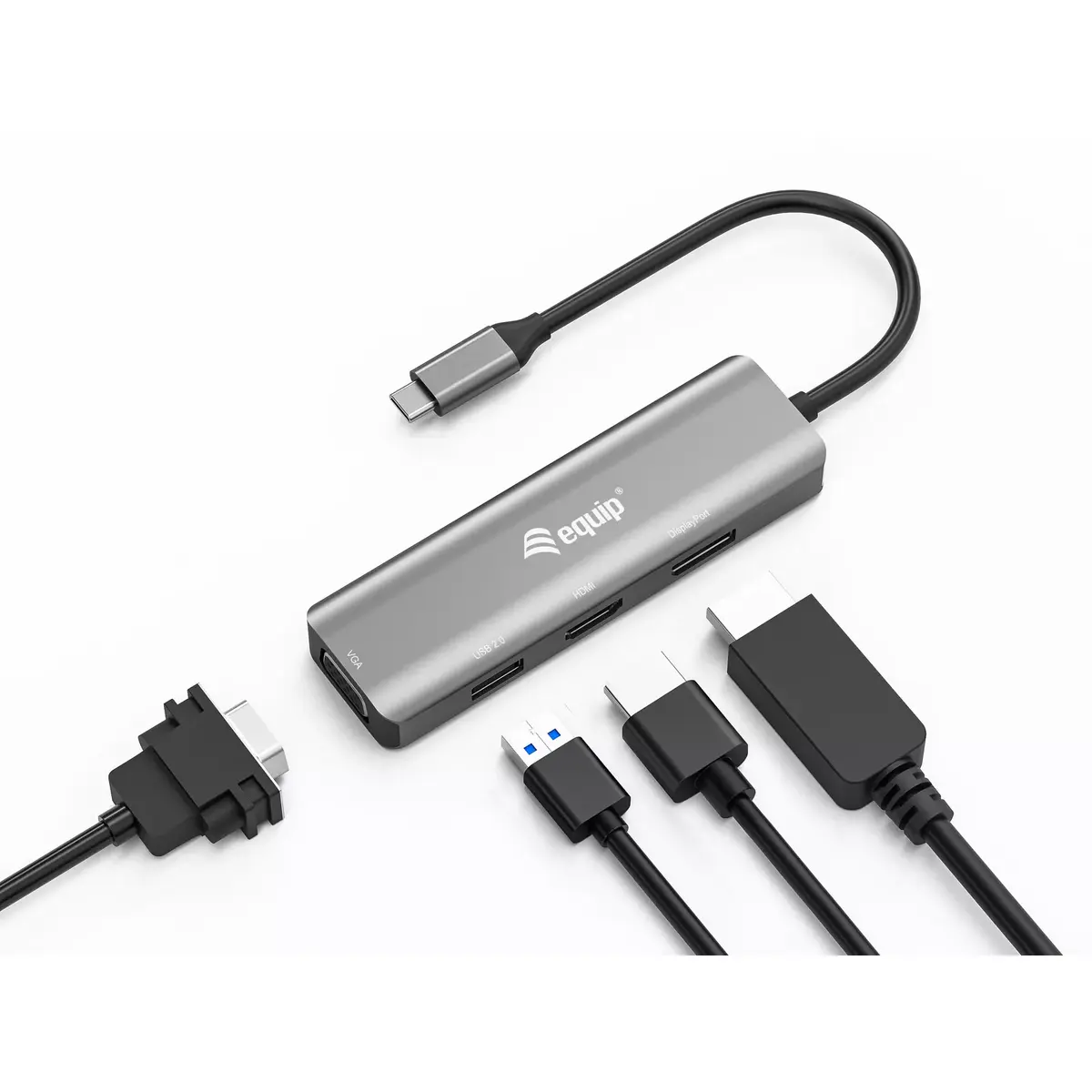 USB-C to HDMI/DisplayPort/VGA Adapter Equip 133485 Photo 4