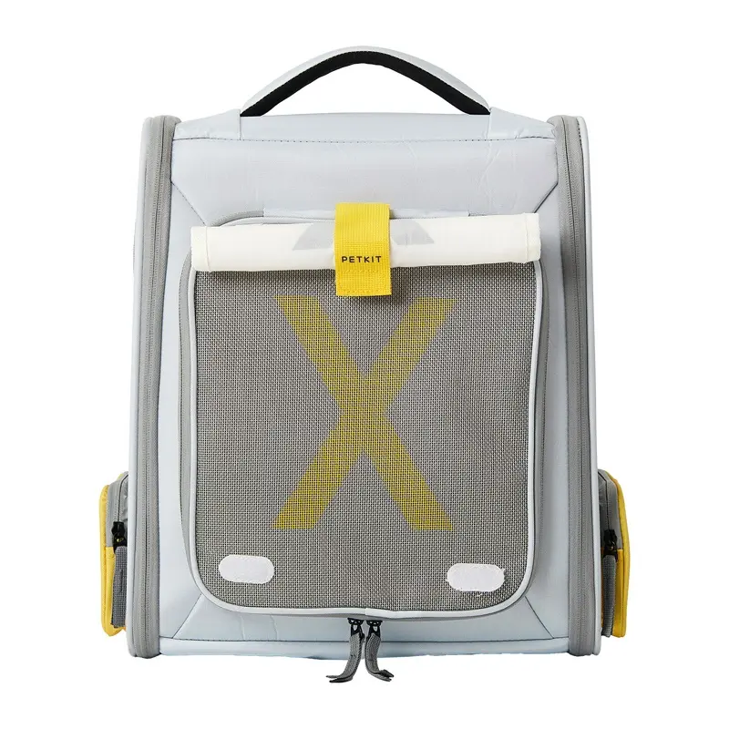 PETKIT Breezy xZone P7703 Grey soft backpack pet carrier Photo 3