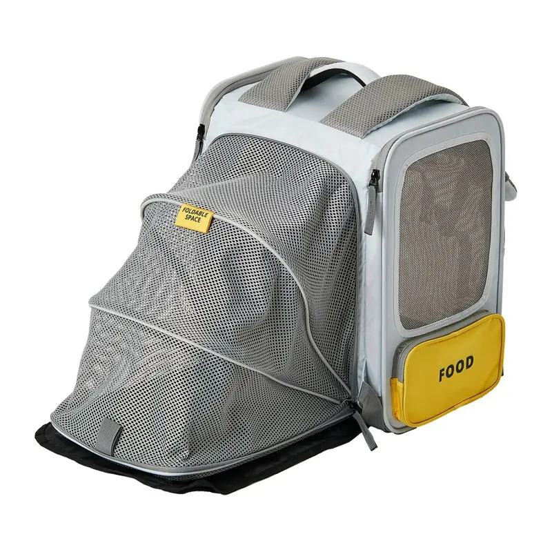 PETKIT Breezy xZone P7703 Grey soft backpack pet carrier Photo 5