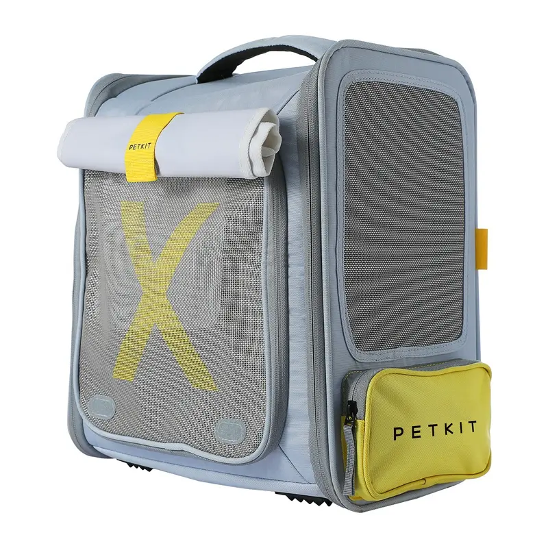 PETKIT Breezy xZone P7703 Grey soft backpack pet carrier Photo 8