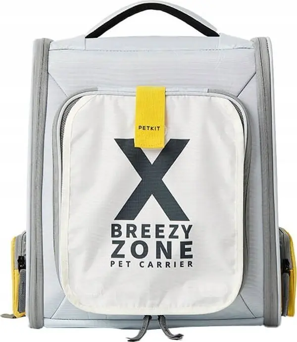 PETKIT Breezy xZone P7703 Grey soft backpack pet carrier Photo 9