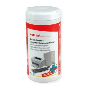 Equipment cleansing wipes ROLINE 19.04.4185 for Fax machine Keyboard Printer