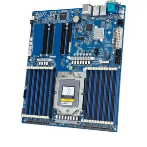 Motherboard GIGABYTE MZ33-AR0 Extended ATX for AMD EPYC 9004 Socket SP5, 24× DDR5 DIMM, 4× PCIe 5.0 x16, 2× RJ-45