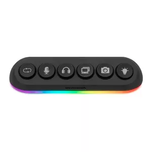 Streamplify HUB DECK 5 Melns USB 2.0 USB 3.0 24W 1.8m
