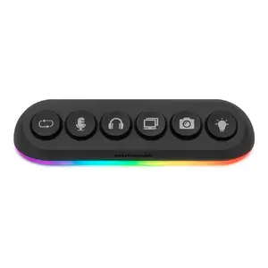 Streamplify HUB DECK 5 Черный USB 2.0 USB 3.0 24W 1.8m
