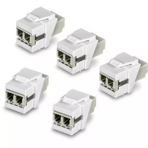 Модуль Keystone Trendnet TC-K05LC Плоский Белый LC Разъем