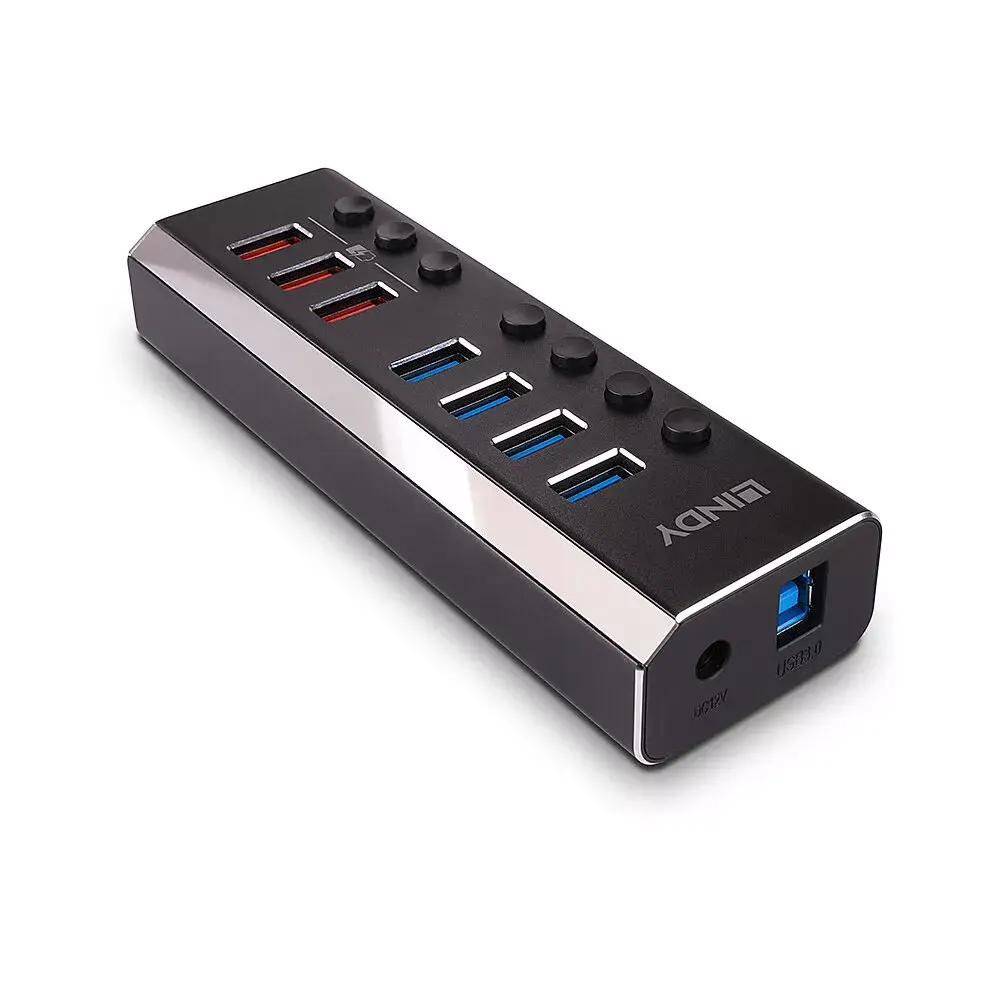 USB хаб Lindy 4 Port USB 3.0 Hub Photo 2