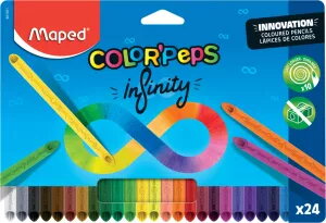 Krāsu zīmulīšu komplekts Maped Color`Peps 24