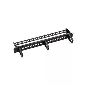 Patch Panel ROLINE 26.11.0363 Cat5 Cat6 Black 482.6mm