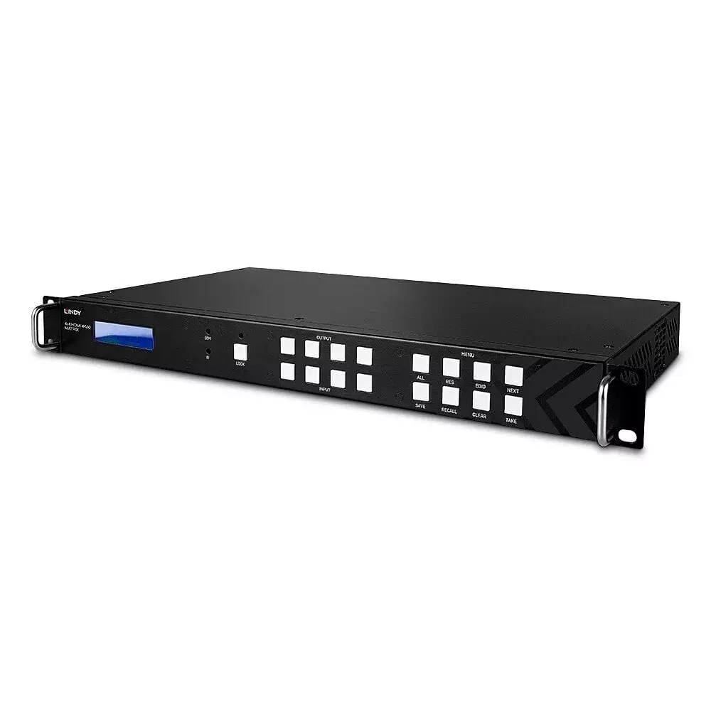 Lindy 4x4 HDMI 4K60 Matrix with Video Wall Scaling Photo 5