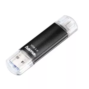 USB флеш-память Hama 128 ГБ USB Type-A Micro-USB 3.2 Gen 1 Черная