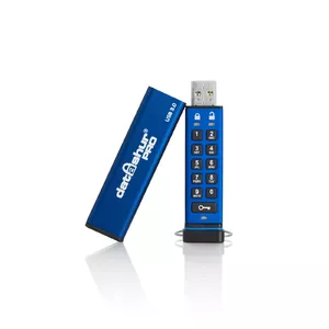 iStorage datAshur Pro USB флеш накопитель 16 GB USB тип-A 3.2 Gen 1 (3.1 Gen 1) Синий