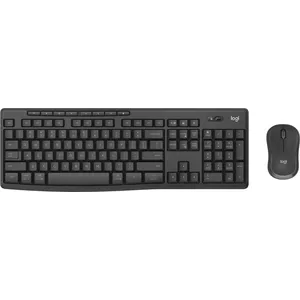 Logitech MK370 Комплект для бизнеса Клавиатура Мышь в комплекте Офис RF Беспроводная + Bluetooth QWERTY Нордическая Графит