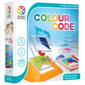 Настольная логическая игра SmartGames Colour Code — для 1 игрока, 5+, многоцветная