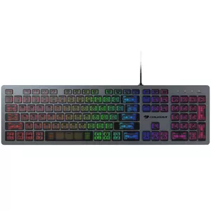 Cougar | VANTAR AX | Tastatūra | Alumīnija RGB slēdžu tastatūra