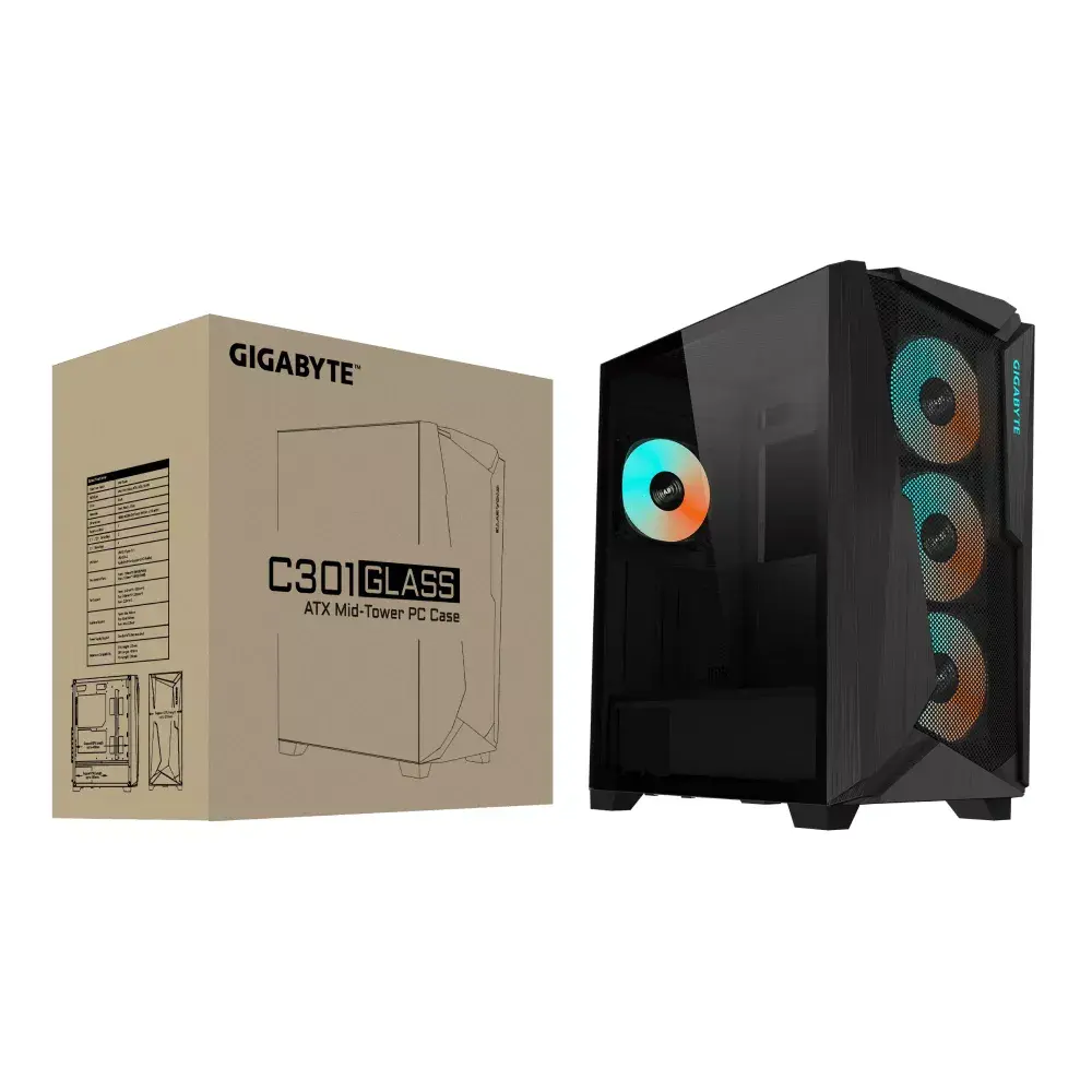 Компьютерный корпус GIGABYTE C301 GLASS Photo 7