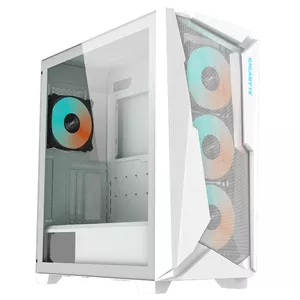 Gigabyte C301 GLASS WHITE computer case Midi Tower