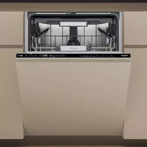 Built-in dishwasher WHIRLPOOL W7I HP42 L — full size 60 cm, 15 place settings, 42 dB, NaturalDry, PowerClean Pro