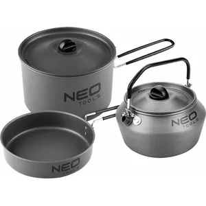 Camping utensil NEO Tools 63-145 lightweight durable camping cutlery set, portable metal utensil
